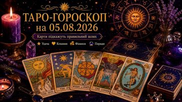 🔮 Таро-гороскоп на 05.08.2026: що підготували карти для кожного знака Зодіаку