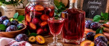 🍷 Заливаю сливи горілкою — і забуваю на місяць: домашній сливовий лікер виходить густим, ароматним і рубіновим