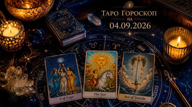 🔮 Таро-гороскоп на 4 вересня 2026 року: карти відкривають приховані підказки — кому день принесе шанс, а кому радить не поспішати
