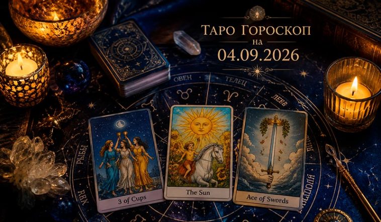 🔮 Таро-гороскоп на 4 вересня 2026 року: карти відкривають приховані підказки — кому день принесе шанс, а кому радить не поспішати