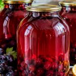 🍇 Виноградний компот на зиму з лимонною кислинкою — рубіновий напій із насиченим смаком і ароматом літа!