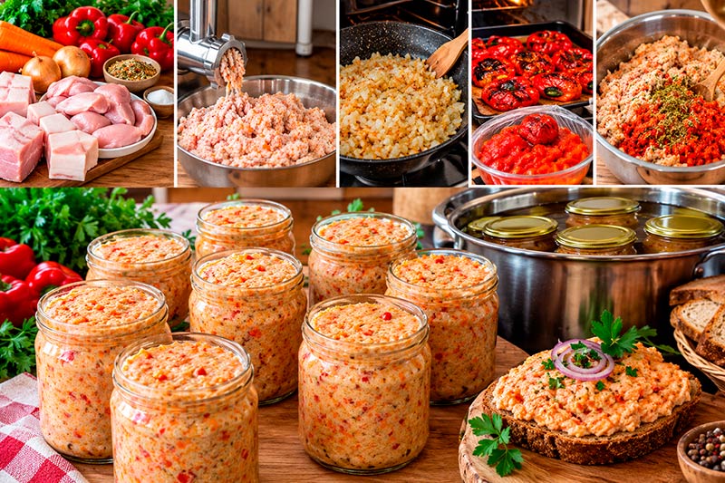 🥩 Паштет по-селянськи з куркою, салом та овочами — домашній рецепт, який варто спробувати
