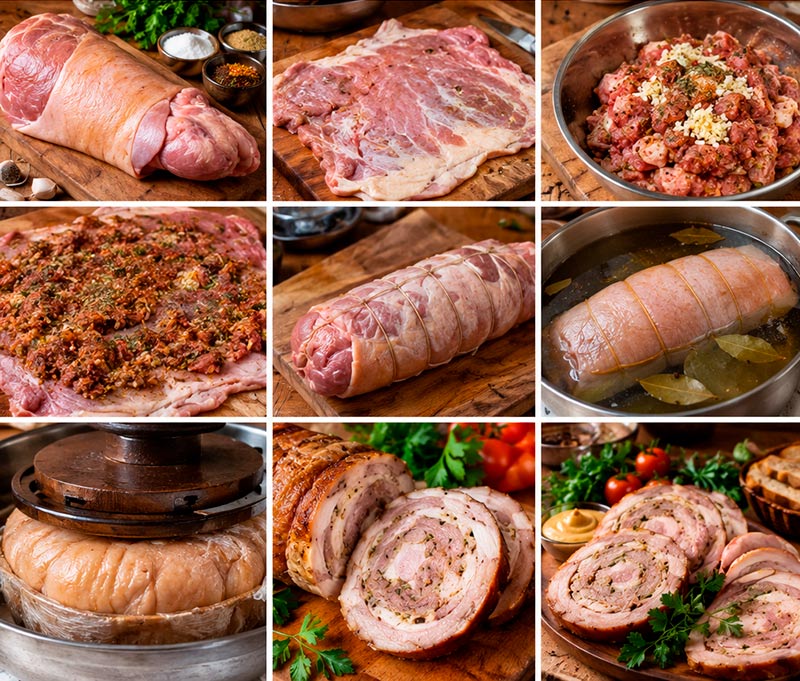 🥩 Домашній рулет зі свинячої рульки — ніжніший за ковбасу! М’ясний делікатес, який підкорить усіх 😍